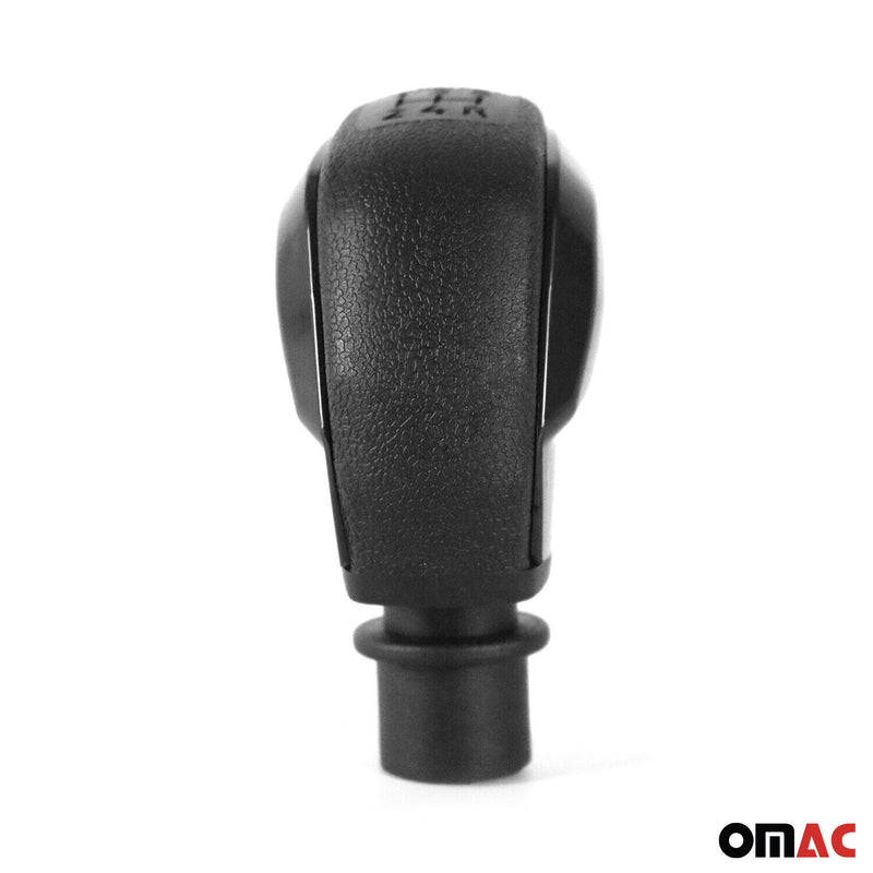 Schaltknauf Schaltknopf für Peugeot 301 2013-2025 5 Gang Kunstleder Schwarz