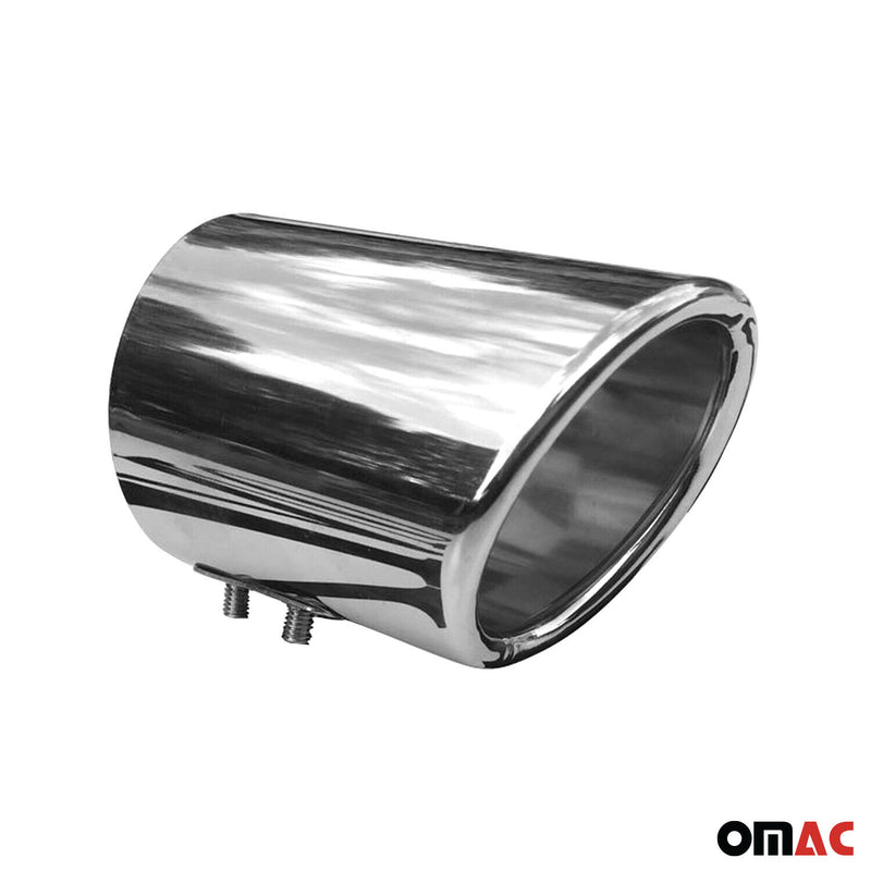 Terminale di scarico terminale per BMW Serie 3 E46 1998-2007 acciaio inox cromato 1 pezzo 
