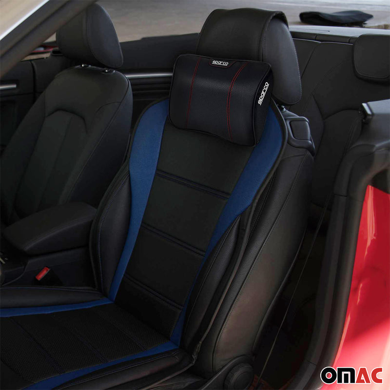 Cuscino cervicale per auto Sparco nero ergonomico in memory foam