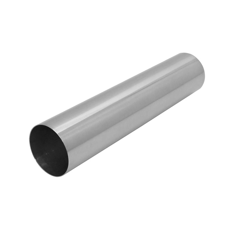 Terminale di scarico in acciaio inox 1x76mm dritto design RL silenziatore posteriore con ABE